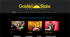 Desktop Screenshot of goldenstateproductions.com